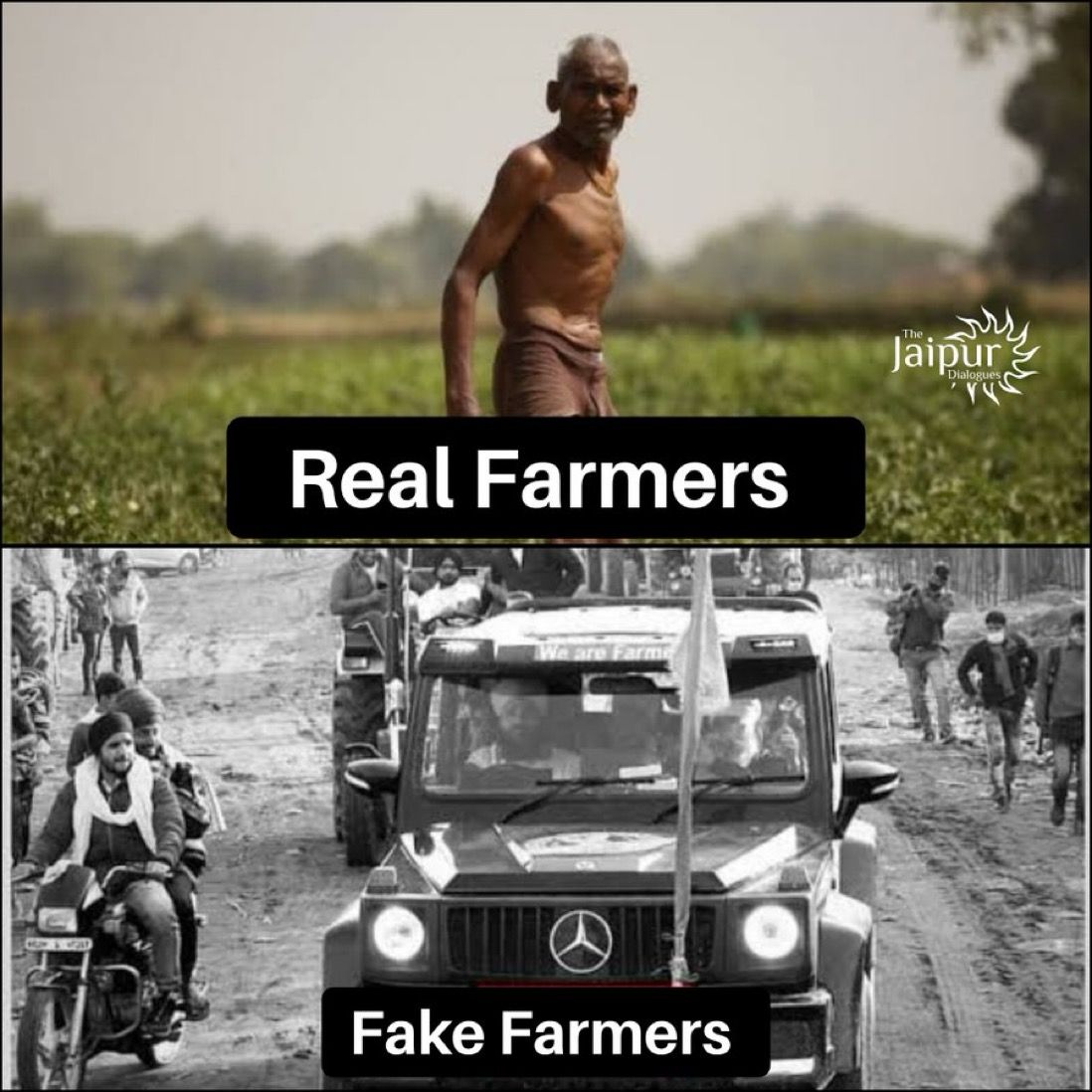 Is it really a Farmer Protest?